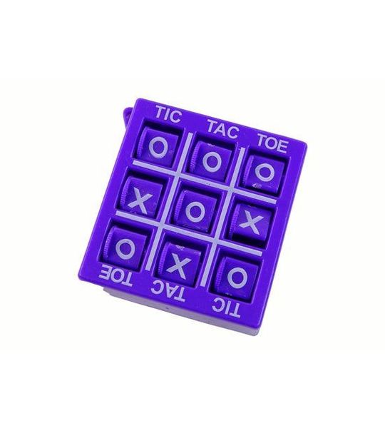 Boter-kaas-en-eierenspel 4,5 Cm Paars