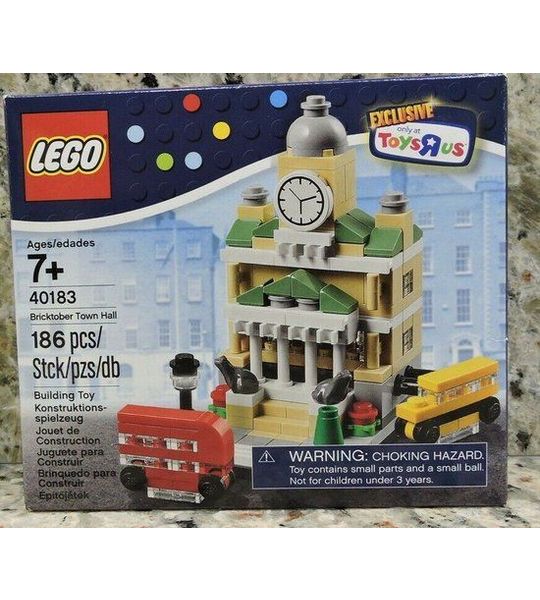 Lego, Exclusive Bricktober Set, Town Hall, 40183