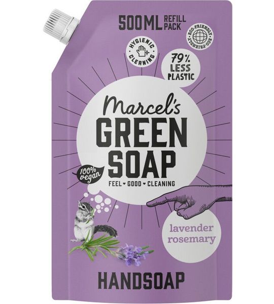 Marcels Green Soap Handzeep Lavendel & Rozemarijn Navulling