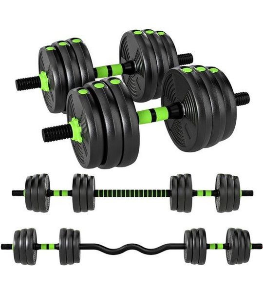 MODFU - Verstelbaar Halterset - 20 Kg - Halter En Halterstang - Zwart