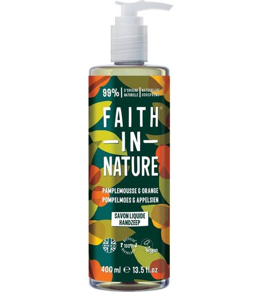 Faith in Nature Handzeep Grapefruit & Sinaasappel