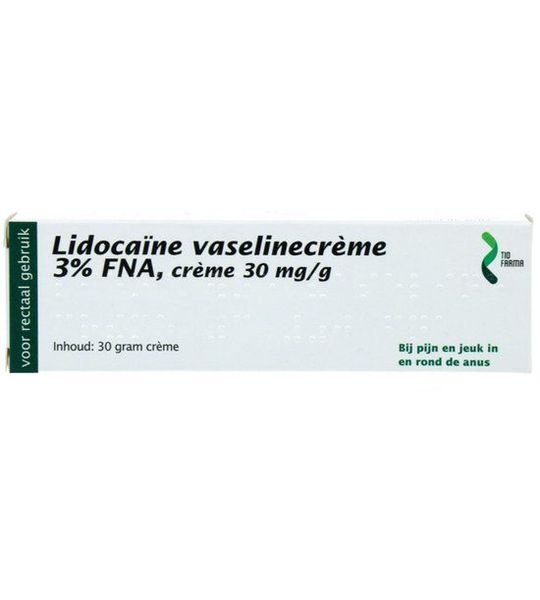Tiofarma Lidocaïne Vaselinecrème 3% FNA