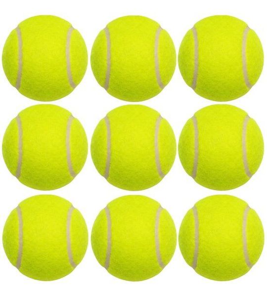 Vittali Tennisballen in verpakking - 9x stuks - geel - A-grade kwaliteit