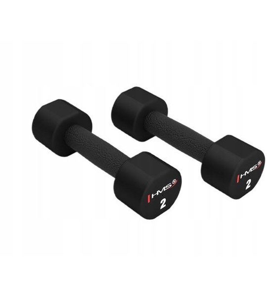 HMS HPT02 Halterset (2 x 2 kg) - Ergonomisch & Duurzaam