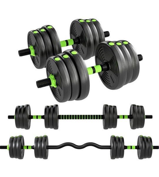 MODFU - Verstelbare Halterset - 25 Kg - 3-In-1 - Zwart Groen