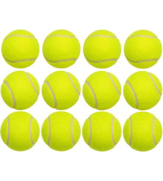 Vittali Tennisballen in verpakking - 12x stuks - geel - Super A-grade kwaliteit