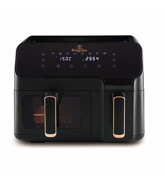 Dubbele heteluchtfriteuse 5,5 + 3,5 l uit de Black Rose-collectie