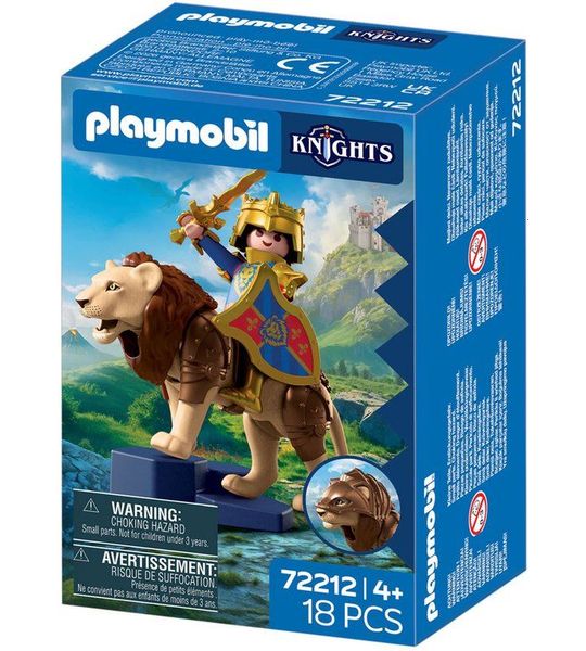 Playmobil Knights Leeuw met Gouden Ridder - 72212