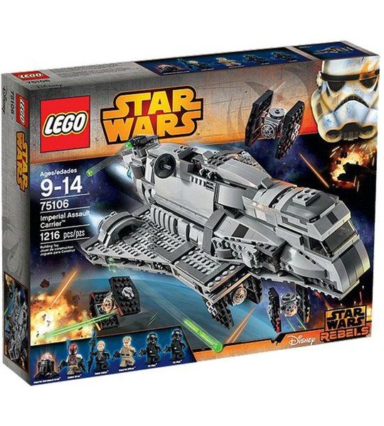 LEGO Star Wars Imperial Assault Carrier, Bouwpakket, 9 jaar, 1216 stuk(s)