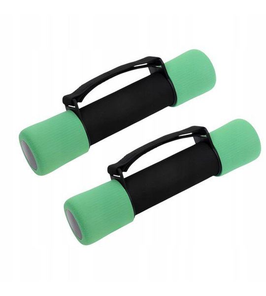 Fitness Halters 2x1kg met Handvat voor Kracht- en Aerobics Training