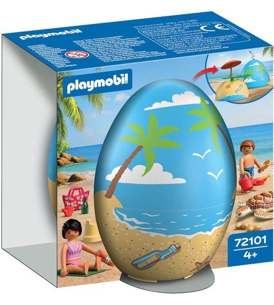 Playmobil Speel-ei Strandvakantie - 72101