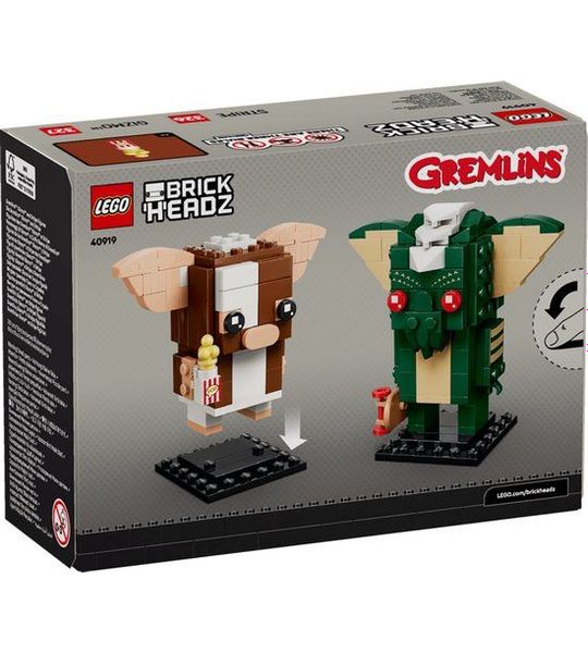LEGO Brickheadz 40919 - Gremlins: Gizmo™ en Stripe Figuren
