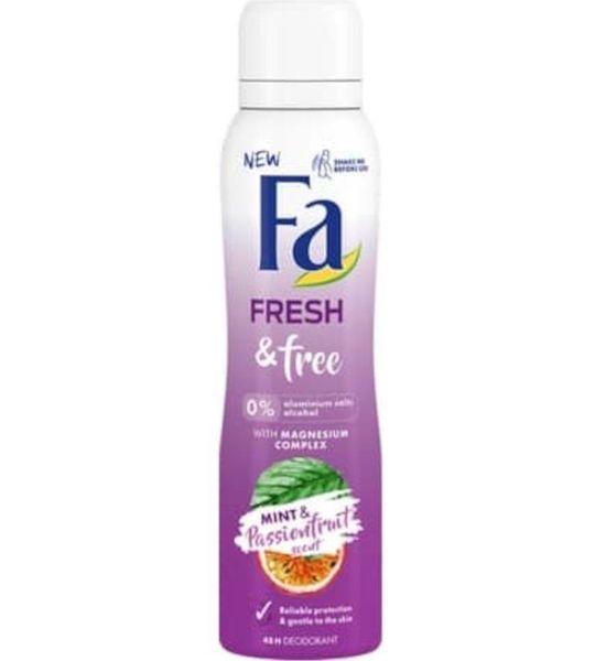 Fa Fresh & Free Mint & Passionfruit Deospray