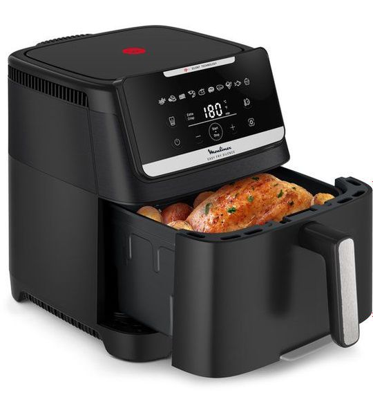 Moulinex Easy Fry Silence Enkel 7 l Vrijstaand 1800 W Heteluchtfriteuse Zwart