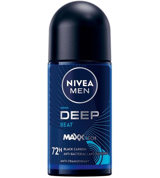 Nivea Men Deep Black Carbon Beat Anti-Transpirant Roller