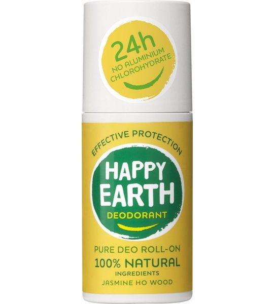Happy Earth Pure Deo Roll-On Jasmine Ho Wood