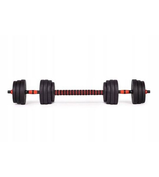 Verstelbare Bitumen Halters 2x20kg (40kg) met Barbell Converter