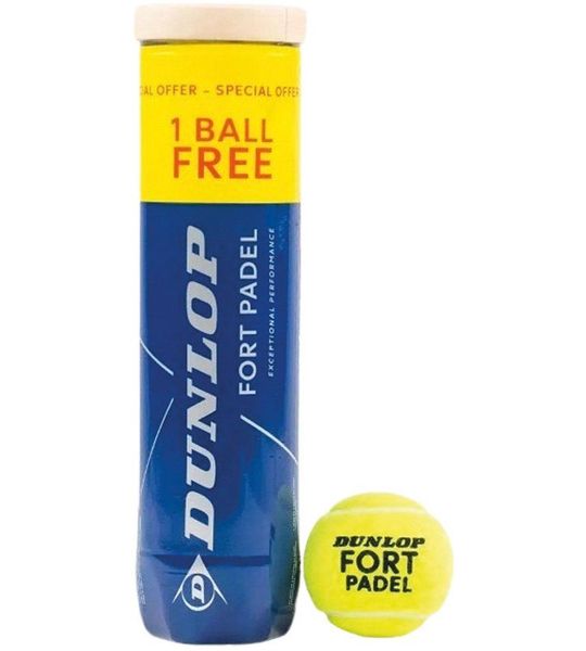 Dunlop Fort Padel 3+1 Padelballen Default