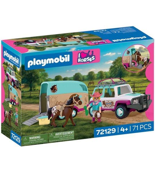 Playmobil Horses Terreinwagen met Paardentrailer - 72129