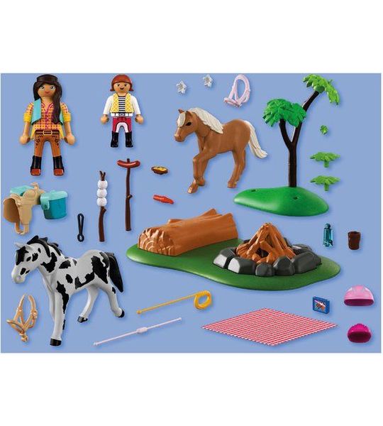 Playmobil Horses Paardijrocht met Kampvuur - 72132