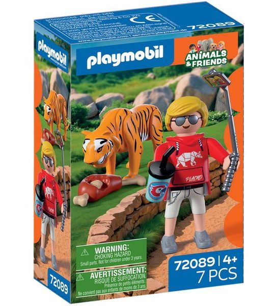 Playmobil 72089 Dierentuin Tijger En Bezoeker