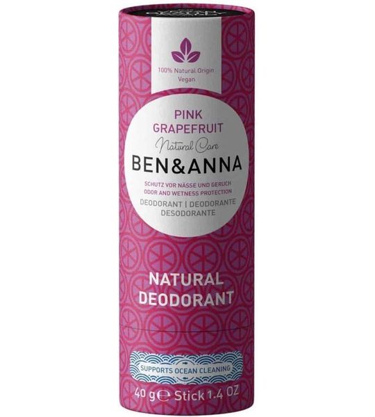 Ben & Anna Deodorant Stick Pink Grapefruit