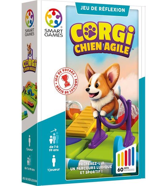SmartGames Corgi Chien Agile, Bordspel, Logisch, 7 jaar