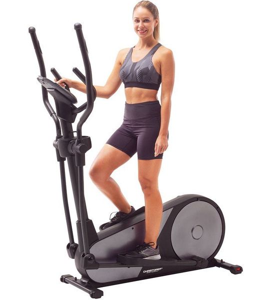 Christopeit - Crosstrainer EL 8000 - inductiefremsysteem - 32 weerstandsniveaus