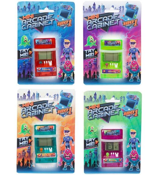 Mini Arcade Kast met 120 Spellen - 7cm