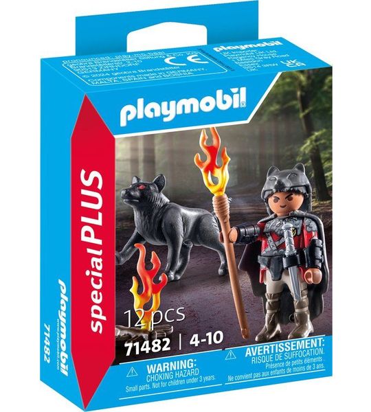 PLAYMOBIL Special Plus Krijger met wolf - 71482