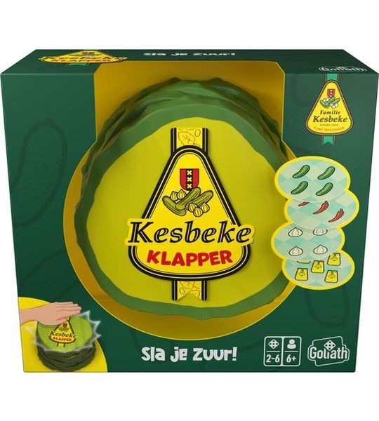 Goliath Kesbeke Klapper - Kaartspel - Actiespel - Familiespel - Sla je zuur!