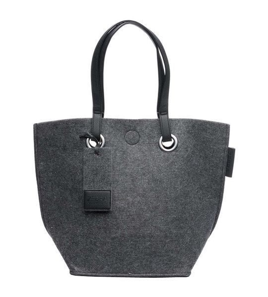 Zebra Natural Bag Vilt Antraciet