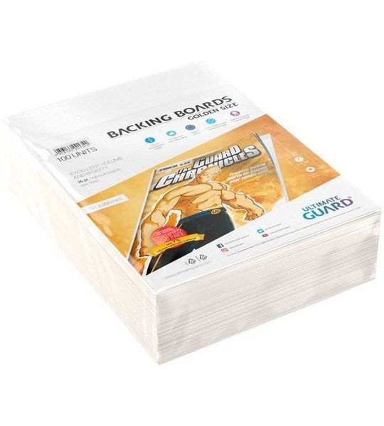 Ultimate Guard Comic Backing Boards (100) - Golden Size