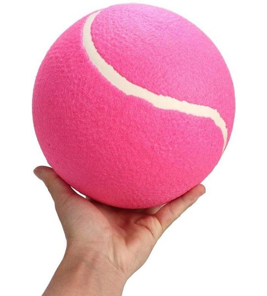 Dailygoods- Tennisbal 8 Inch - Opblaasbare Jumbo Hondenbal - Duurzaam Speelgoed