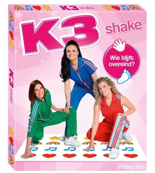 K3 - Bordspel - Gezelschapsspel - K3 Shake - Om binnen of buiten te spelen