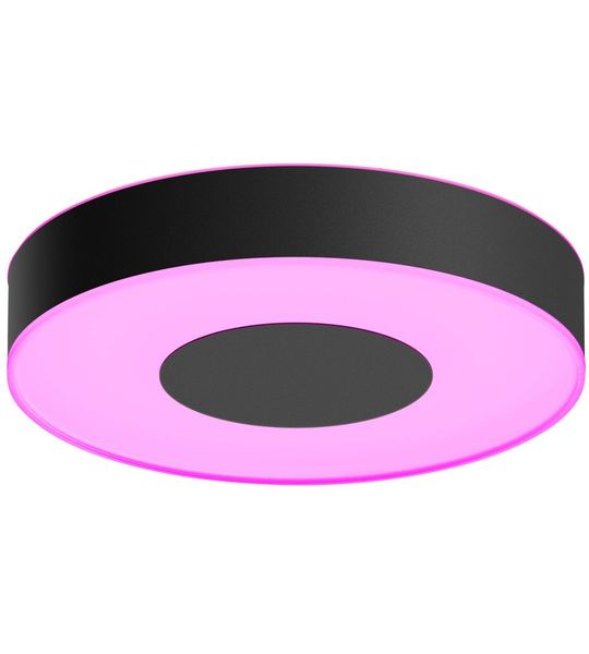 Philips Hue Xamento badkamerplafondlamp - wit en gekleurd licht - zwart - 38cm