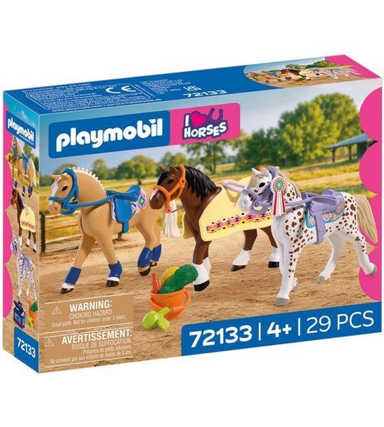Playmobil Horses Drie Verzamelpaarden - 72133