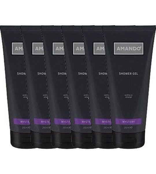 Amando Mystery showergel 6 x 200 ml (6-Pack)
