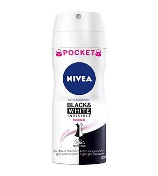 Nivea Black & White Invisible Original Deodorant Spray Pocket