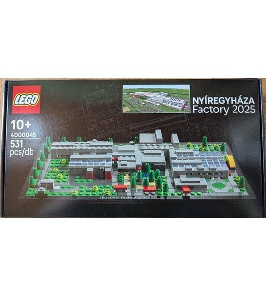 LEGO 4000045 Nyíregyháza Factory 2025 - 531 onderdelen - Employee Exclusive