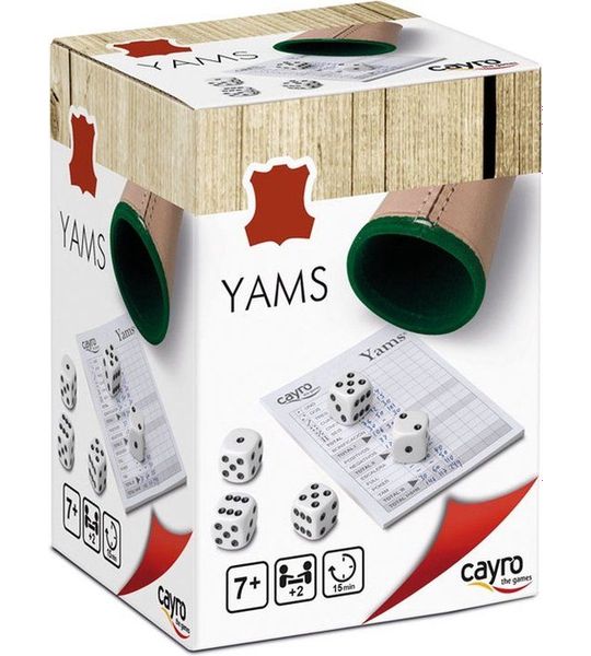 Cayro - Yam's Deluxe - Dobbelspel - 2-8 Spelers - Geschikt vanaf 7 Jaar