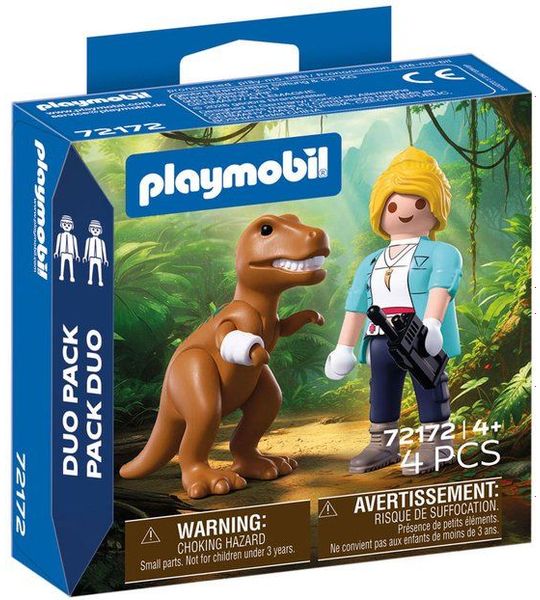 Playmobil 72172 Duopack T-Rex Met Onderzoeker