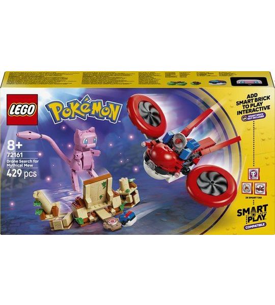 LEGO Pokémon SMART Play: Dronezoektocht naar Mythische Mew - 72161