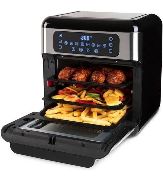 Inventum - Airfryer Oven XXL - 12 Liter - Voor 6 Personen - 1500W - Zwart