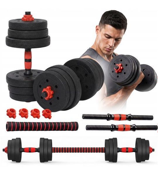 Verstelbare Halter Set 20kg - Hantels en Barbell Oefeningen