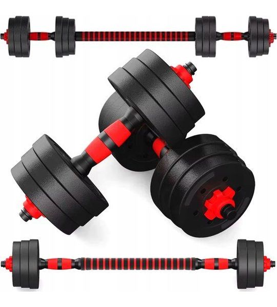 Verstelbare houderset 20 kg - inclusief stang en halterrail