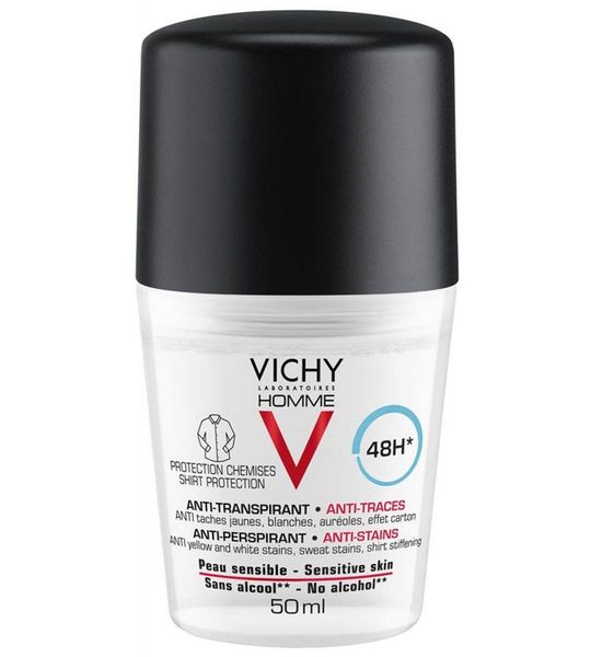 Vichy Homme Anti-Transpirant Roller 48 uur