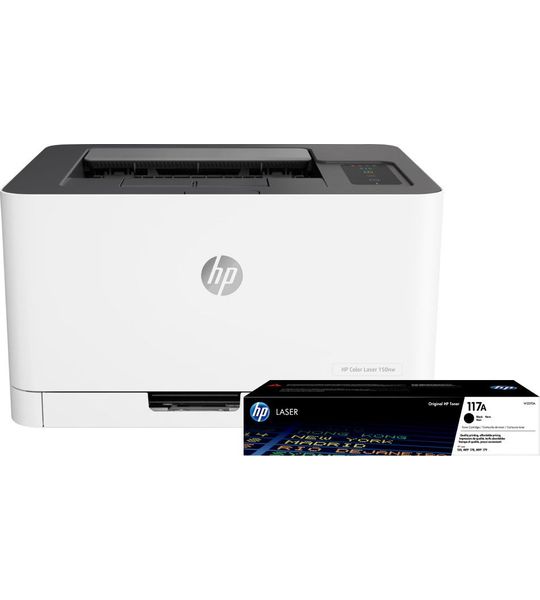 HP Color Laser MFP 150nw + 1 extra zwarte toner