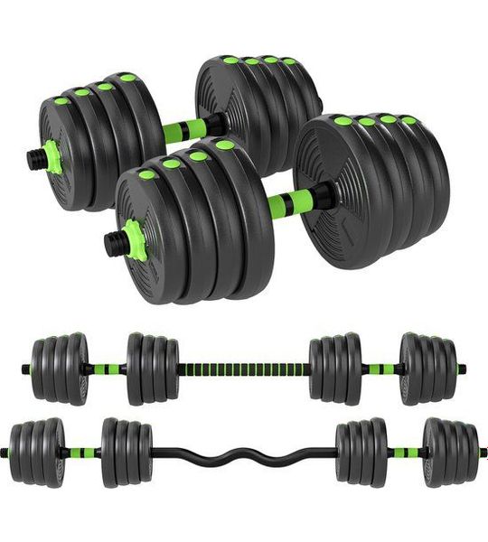 Verstelbare halterset 30 kg - dumbbell en halterstang voor krachttraining