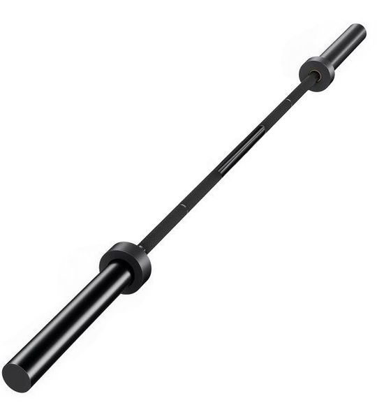 Halterstang 180 cm - olympische stang, staal, draagvermogen 200 kg, zwart
